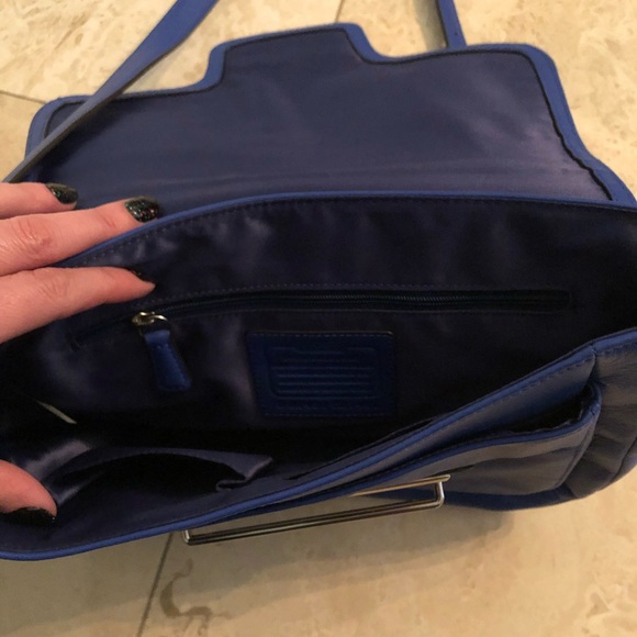 Blue Coach Purse - Picture 3 of 3